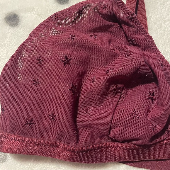 La Vie En Rose Mesh Star Bralette - Picture 3 of 7